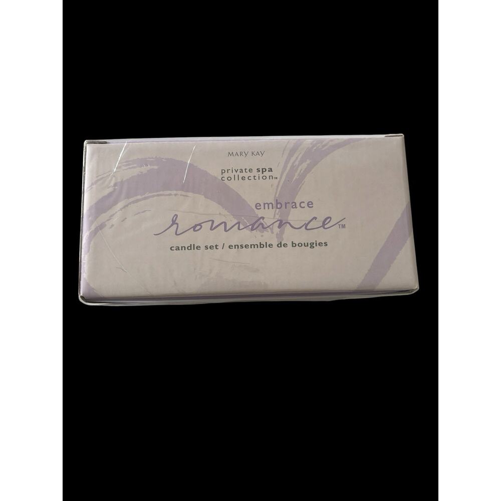 Mary Kay Private Spa Collection Embrace Romance 3 Candle Set NEW SEALED